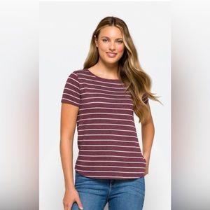 Pink Clover Daisy Button Back Detail Knit Top